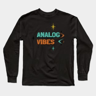 Analog Vibes Retro Futuristic Long Sleeve T-Shirt